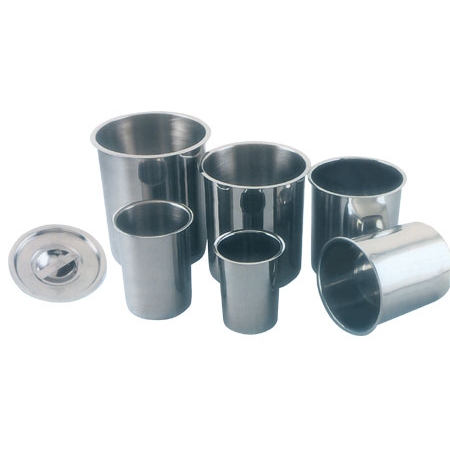 BAIN MARIE POTS WITH COVERS