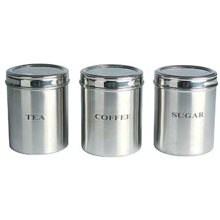 3 PCS. CANISTER SET (WITH SEE THROUGH LID.)